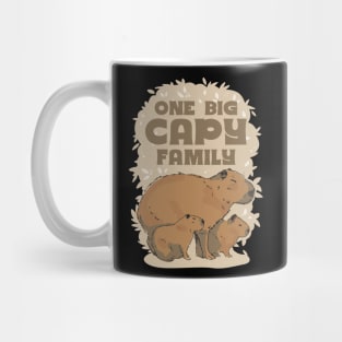 One big capy family | Capybara Lover Gift Mug